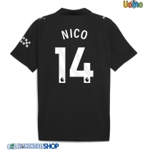 Maglie da calcio Manchester City Nico Gonzalez #14 Seconda Maglia 2025-26 Manica Corta